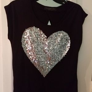 Sequin Tee